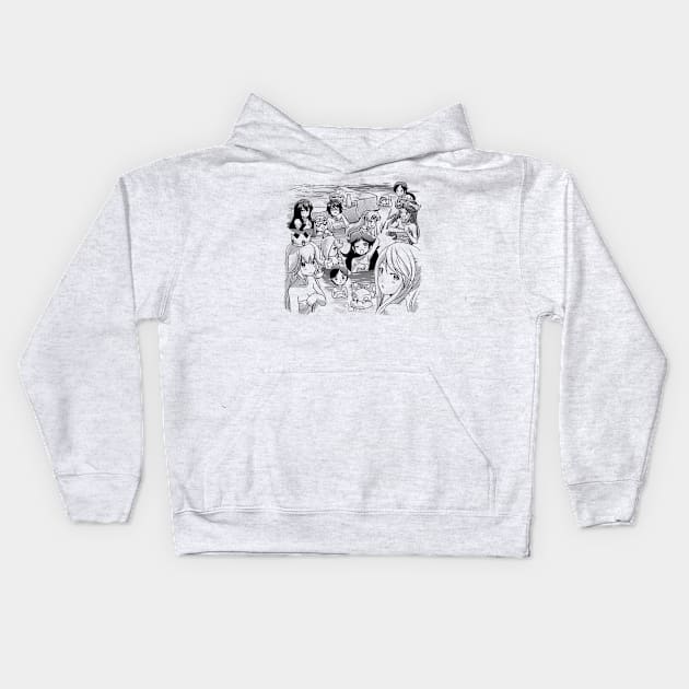 hot spring fun Kids Hoodie by CoinboxTees